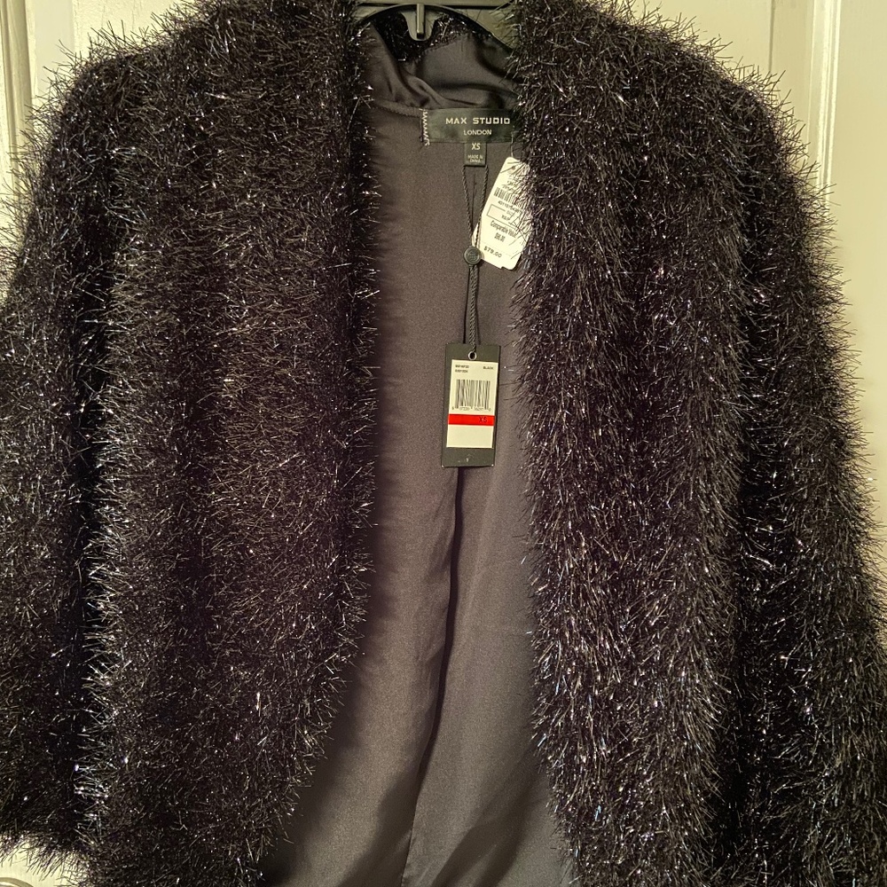 Max Studio London Black Cardigan